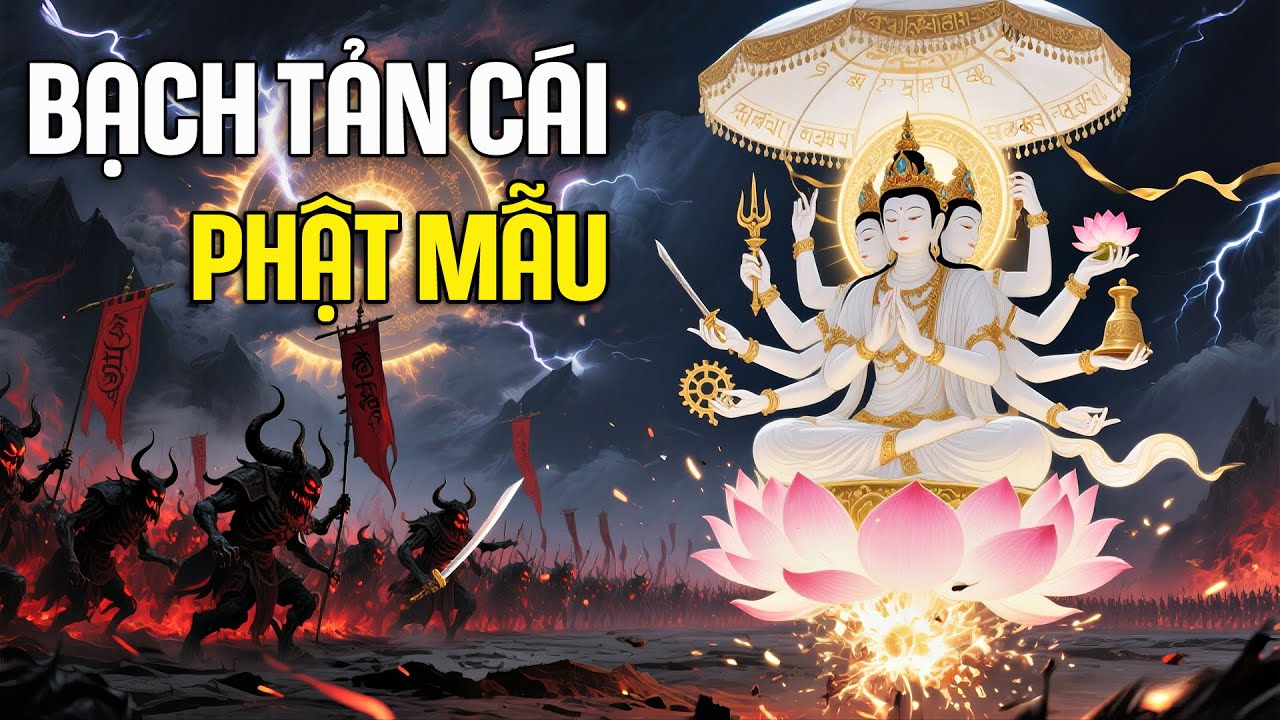 Bạch Tản Cái Phật Mẫu: Bí Ẩn Được Cất Giấu Trên Đỉnh Đầu Đức Phật?