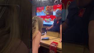 Girl's Head-Through-Screen Shenanigans