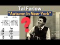 Miniature de la vidéo de la chanson Autumn In New York