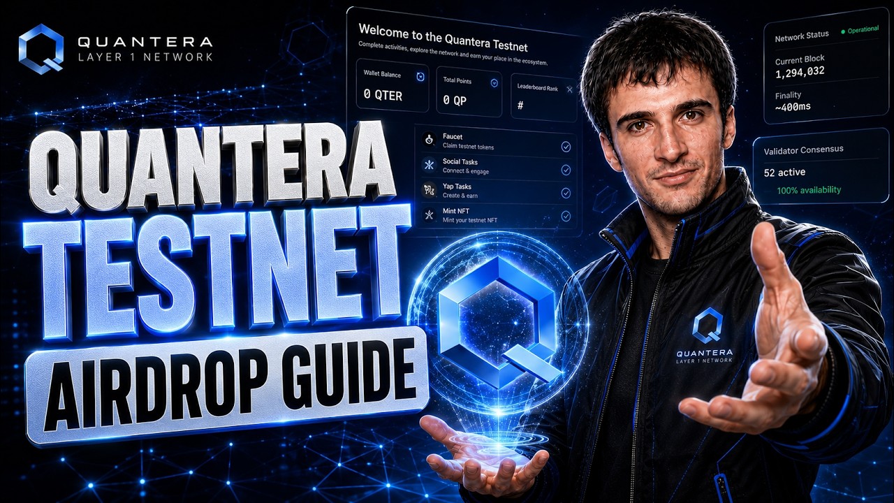 Quantera Testnet Airdrop Guide [FREE CRYPTO AIRDROP!]