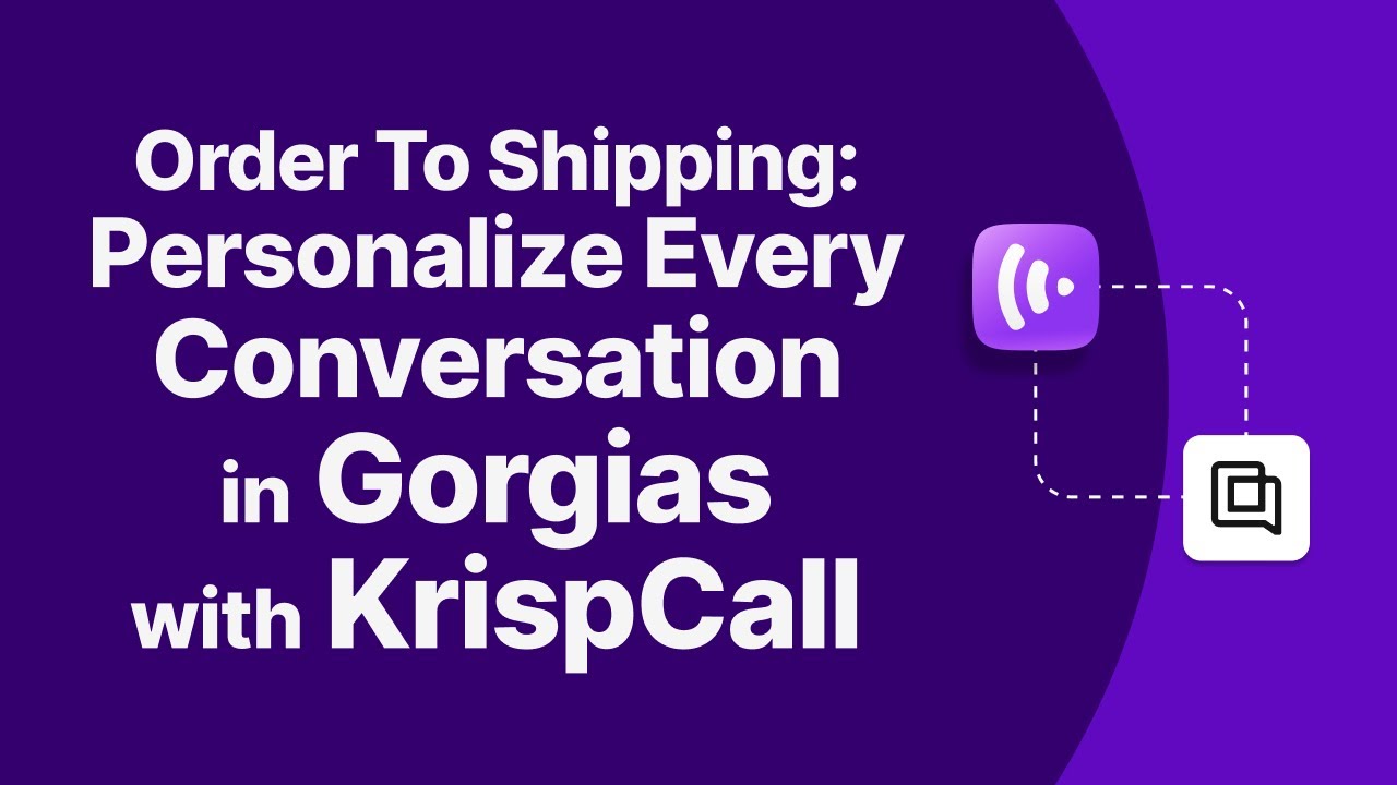 Complete Gorgias Integration Setup in KrispCall | Step-by-Step Guide