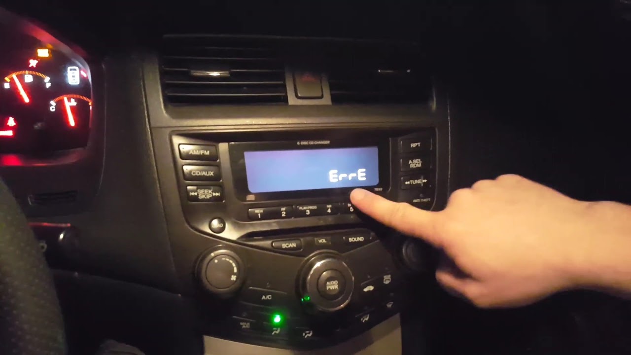 Honda Accord Radio Code Bypass Simple Youtube