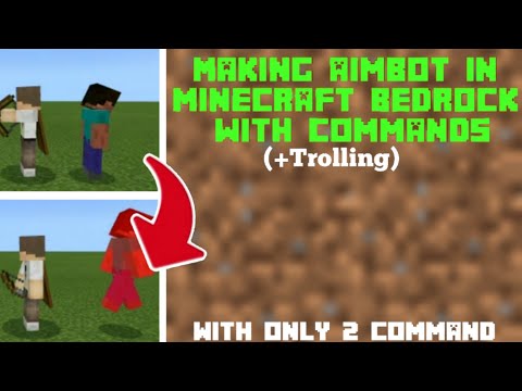 How to make aimbot/homing arrow in Minecraft bedrock