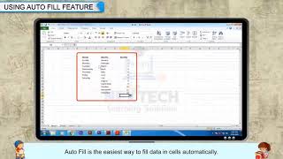 Using Auto Fill Feature in Excel 2010
