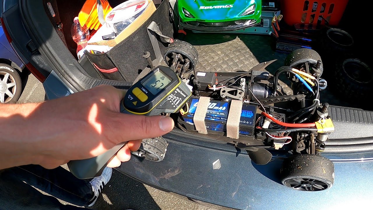 Lipo Test 4S 6500 mah von Zeee bei ca. 25 Grad ´´Hobao Hyper VTe´´