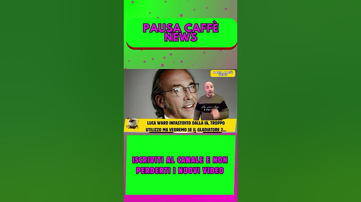 Luca Ward infastidito dalla IA, troppo utilizzo ma vedremo se Il Gladiatore 2