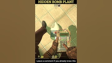 HIDDEN BOMB PLANT on Mirage CS2 #shorts #csgo