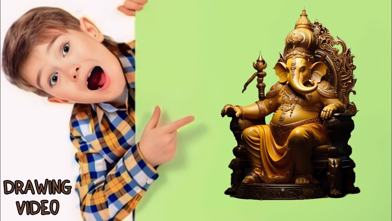 Ganeeh Ji Ka Chitra Banaen Lord Ganesha Art Video 2024 YouTube