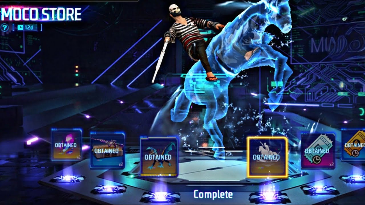 Arrival Animation New moco store | Brisk Gallop Guardian Drachen Animation | Gerena Free Fire