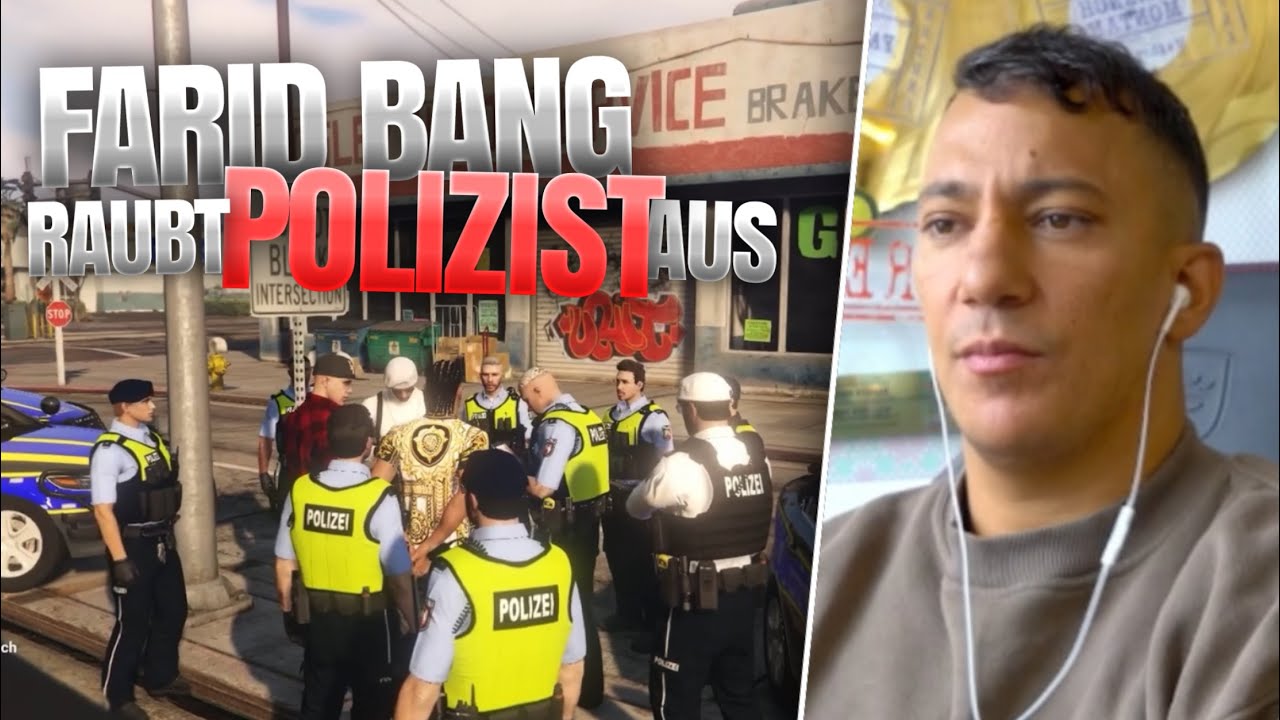 Farid Bang raubt Oberkomissar von der Polizei aus! | GTA Roleplay Teil 5