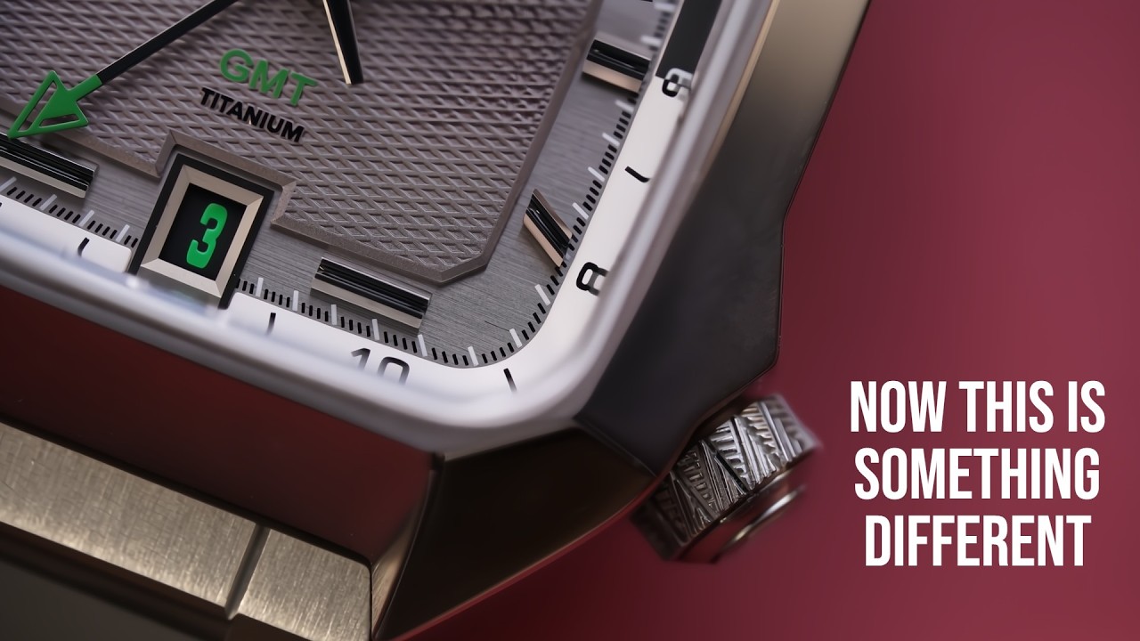 This Watch is Impressive - Grade 5 Titanium - Original Design & A New GMT Movement Never Used Before