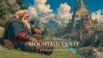 Fantasy Medieval Music for Focus & Calm | The Dwarf’s Long Mountain Journey
