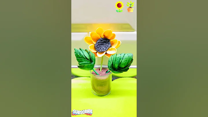 Pistachio shell sunflower🌻🪴 #shorts #viralshort #pistashellcrafts #diy #handmade #crafting #handmade