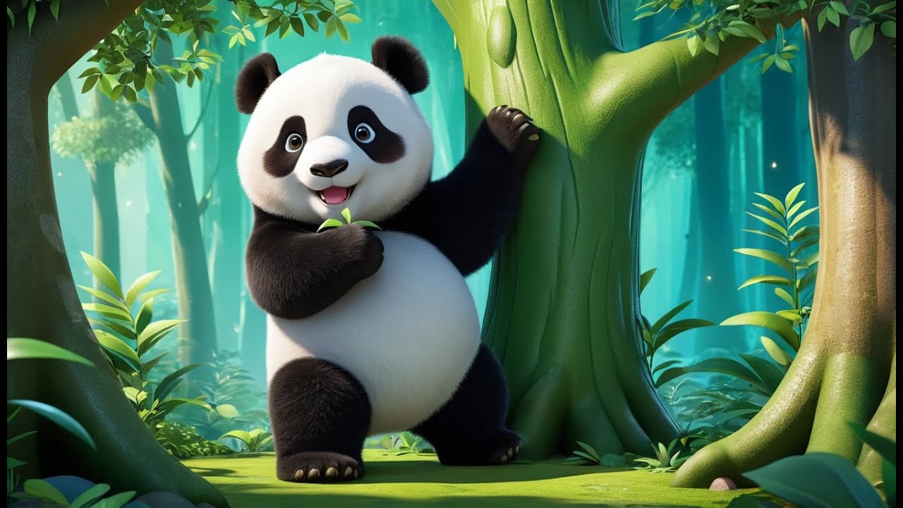 Panda Bear, Panda Bear, Twirl Around! | Playful Panda Dance for Toddlers | Cute Animal Nursery Rhyme