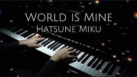 World is Mine - Hatsune Miku [Piano Cover]
