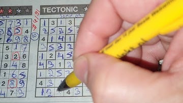 (#4191) Monday. Tectonic01 Sudoku puzzle. Bonus Extra edition. 02-28-2022 Extra part 3 of 3