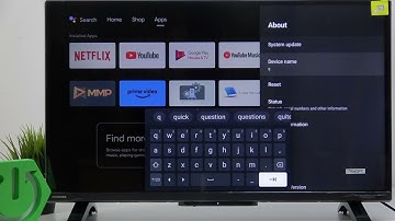 TOSHIBA Android TV – Hoe de apparaatnaam wijzigen