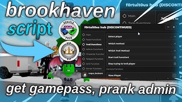 Brookhaven Script | Fortuitous Hub | Unlock All Gamepass + Troll Players | Fluxus, Arceus X, Delta