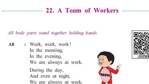A Team of Worker | Std 3 | lesson 22 | Maharashtra board | English Medium