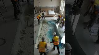 I Built a Beach Floor Bedroom  #satisfying #interiordesign #timelapse