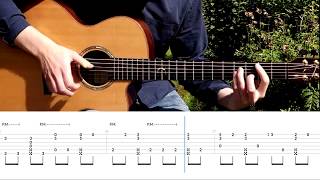 Avicii - Without You - Fingerstyle Guitar Tutorial (lesson) by Mattias Krantz