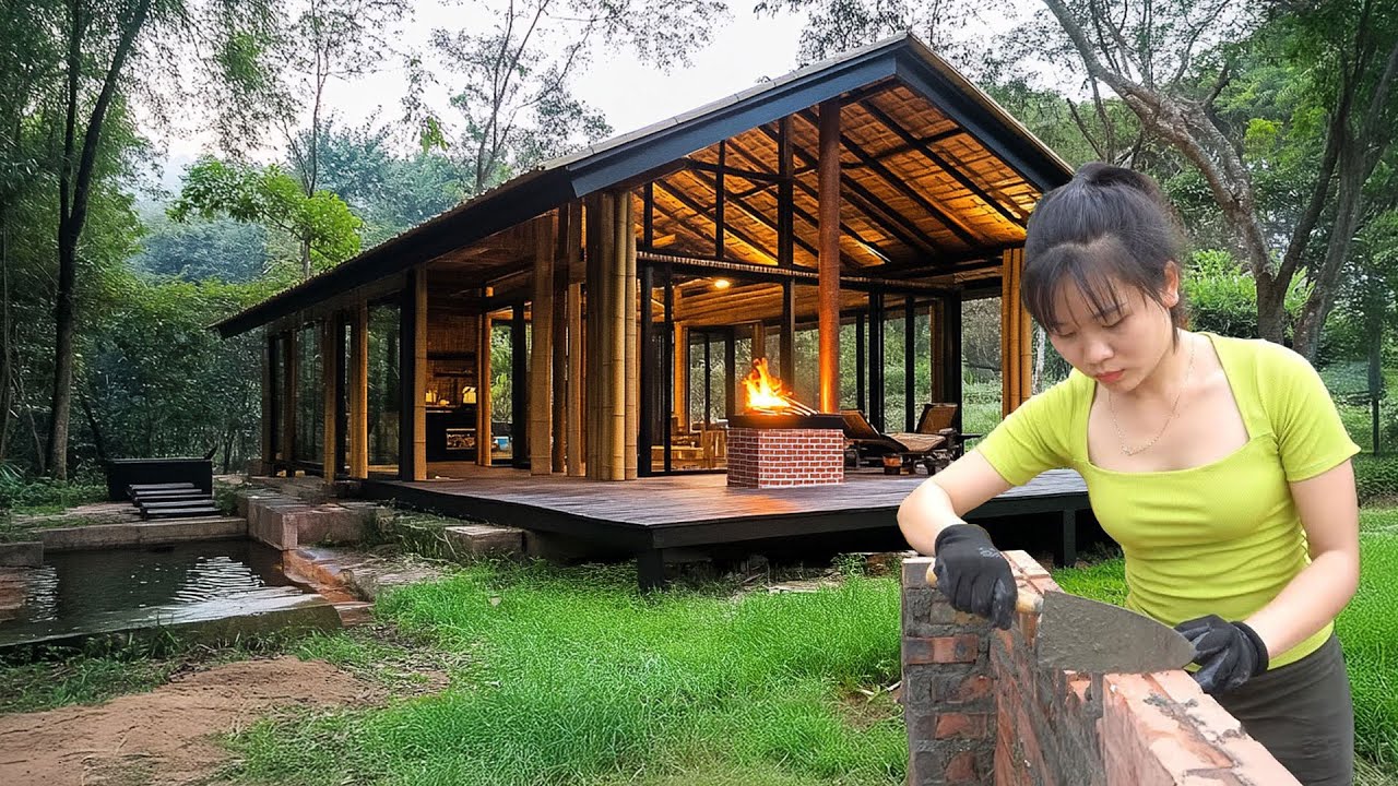 Cheap HOUSE in the Forest | The Most Innovative Low Cost Home