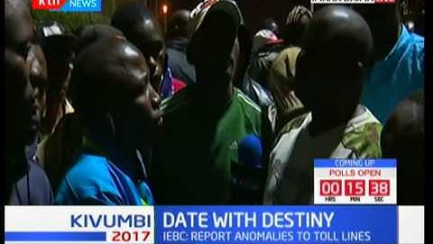 Long queues at Imara Daima as residents await opening of polling stations