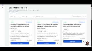 Details Login / Selecting Project Update