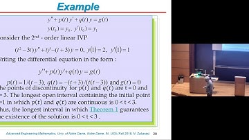 Lecture 26: 2nd Order Differential Equations