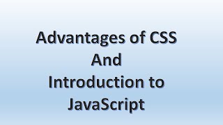 GSEB | Computer Studies | Standard 12 | Chapter 2 | Advantages of CSS and JavaScript