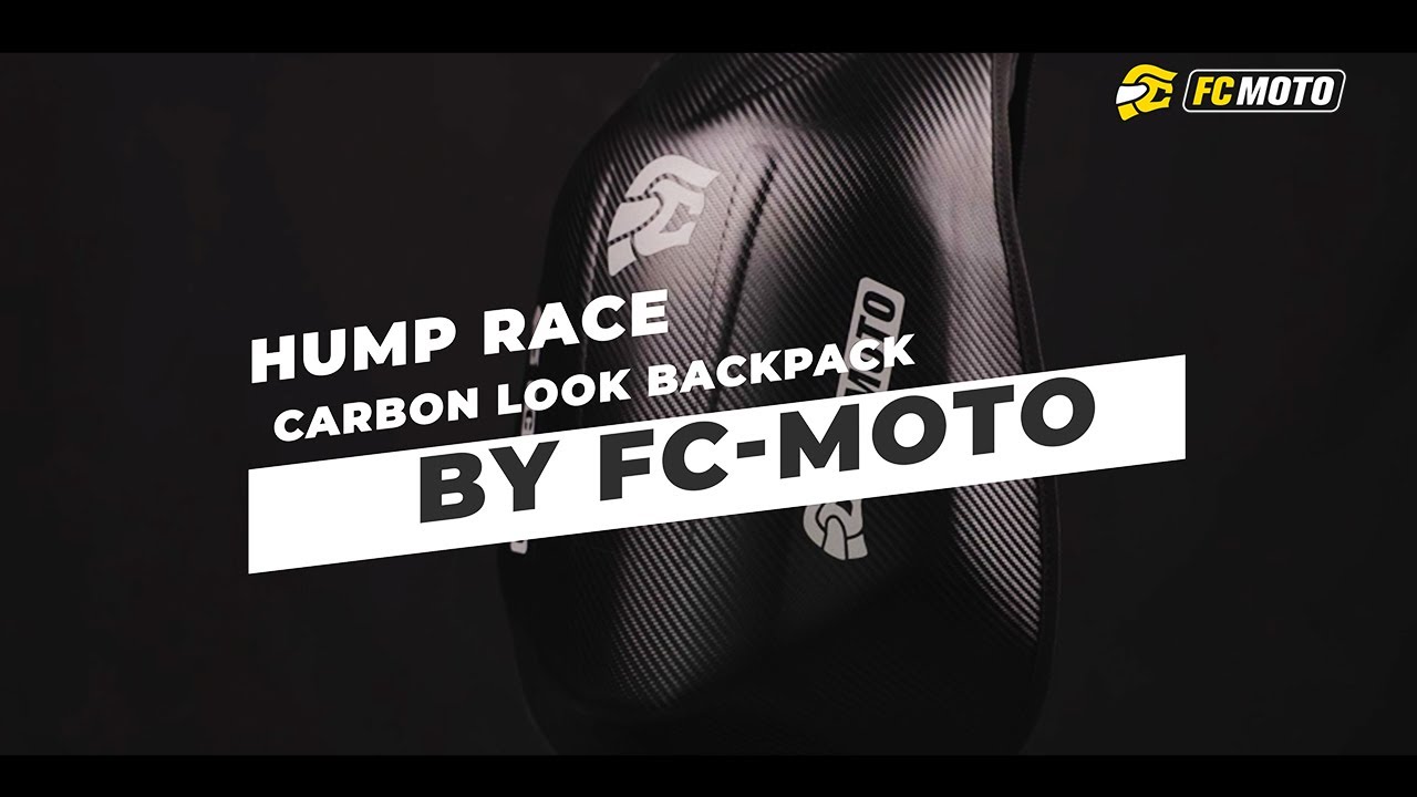 FC-Moto Hump Race Carbon Look Motorrad Rucksack 