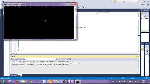 Cara console dan menghitung luas persegi menggunakan visual studio 2015