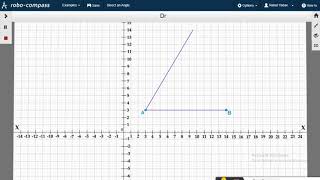 Robo-compass/construction of Angle bisector