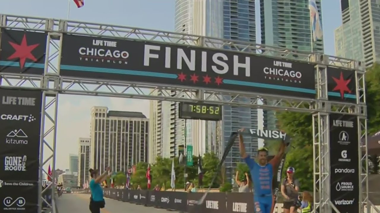 2022 Life Time Chicago Triathlon brings thousands to Chicago