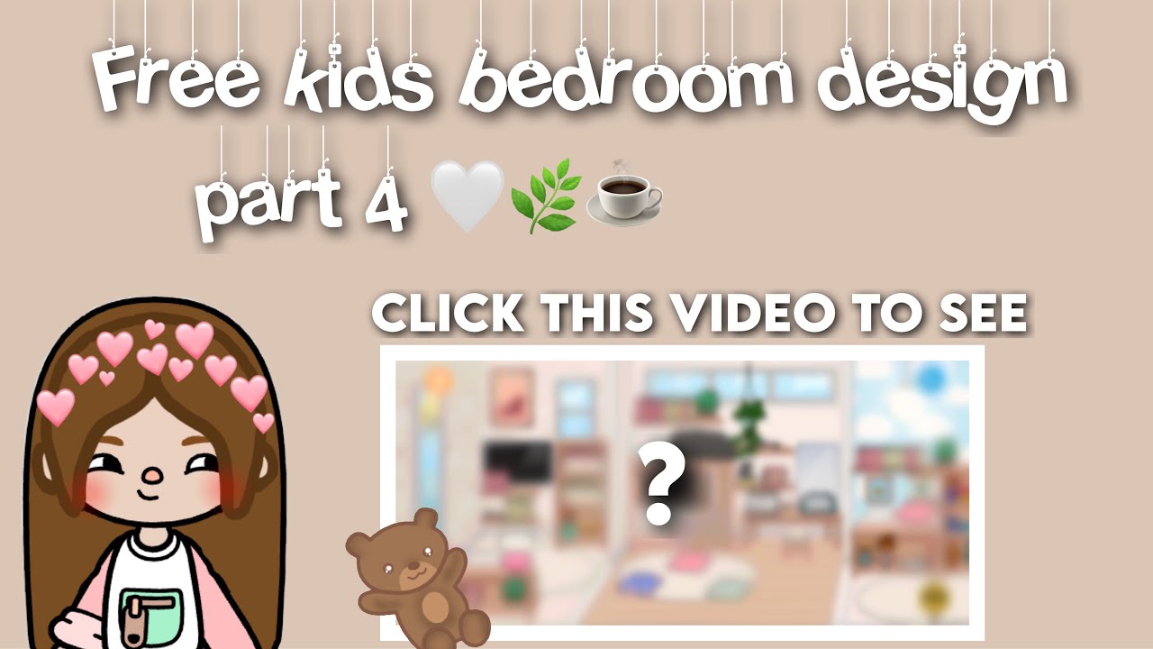 FREE kids room build in Toca! 🎨🧸 Tags: #toca #tocaboca