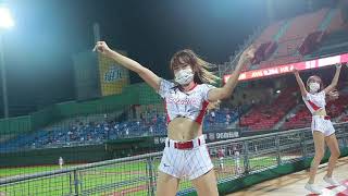 〈味全龍啦啦隊 Mickey 吳米奇〉20210924 樂天 VS 味全 曾陶鎔應援
