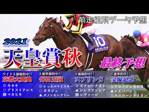 【新鋭か古豪か】天皇賞秋2021【最終予想】
