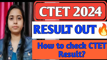 CTET 2024 Result Out🔥|CTET Result kaise check kare?How to check CTET Result?#ctet #ctet2024 #viral
