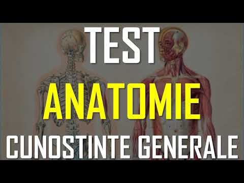 ANATOMIE Test Cunostinte Generale #formuleonline