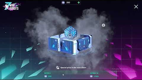 200 event coins special prize opening | War Robots |