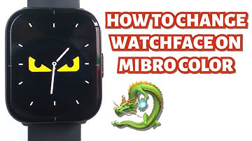 HOW TO CHANGE WATCHFACE ON MIBRO COLOR | TUTORIAL | ENGLISH