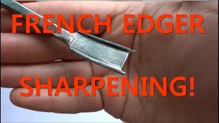 How to sharpen French edger