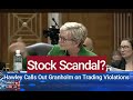 Stock Scandal? Hawley Calls Out Granholm on Trading Violations 💸📈#joshhawley