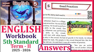 5th standard English workbook term 2 unit 6 Good Practices l Good Practices workbook 2025 #5thstd