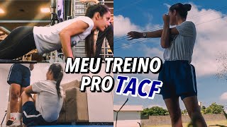 COMO TREINO PRO TACF (teste físico) | flexão, abdominal e corrida