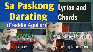 Sa Paskong Darating with Lyrics and Chords (Acoustic Cover)