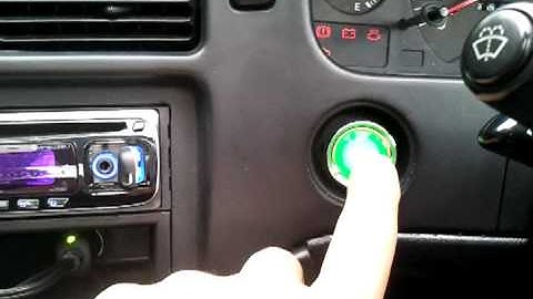 Mr2 push button start