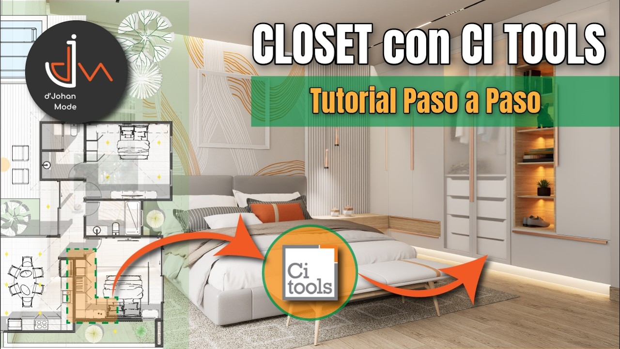 Cómo Diseñar un CLOSET Completo con CI Tool Cabinet | Tutorial Paso a ...