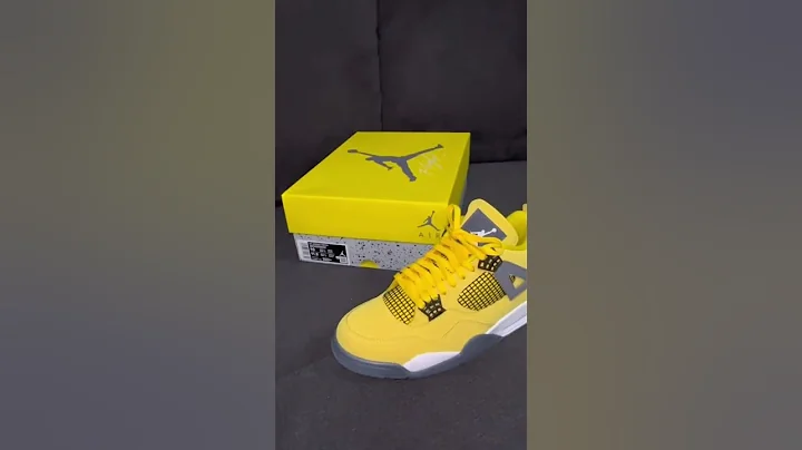 #DHgate Jordan 4 Lightning Unboxing & Reviewing #dhgateunboxing #jordan1 #shorts #jordan4 #nikeshoes