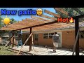 How to buld a simple Patio cover 🔥(step by step)#roadto100k #subscribe #share #patiocover